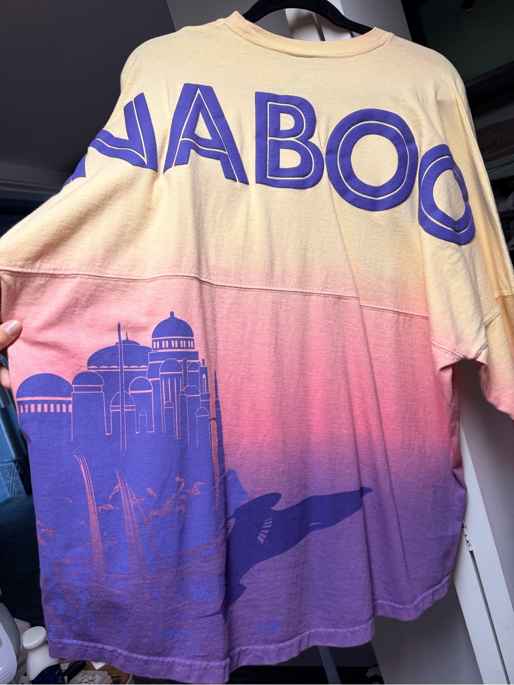 Limited Edition Disney Star Wars Ombre Long Sleeve Tee in Yellow, Pink, Purple - Picture 3 of 5